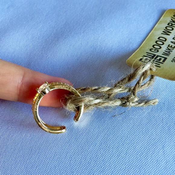 Gold Inspirational Dual Band Ring - Picture 3 of 4