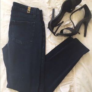 Lauren Conrad dark denim stretch jeans