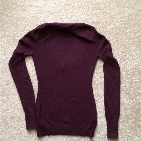 EXPRESS plum colored sweater - Picture 3 of 3