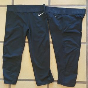 2 pair Work out pants M