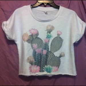 Bethany Mota cactus crop top