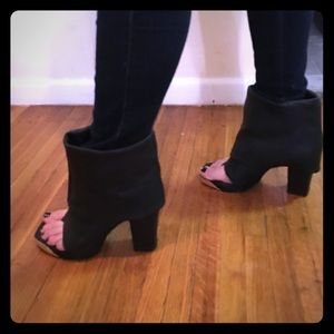 Fashion Forward Peep Toe Booties