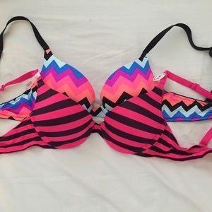 Two super cute Pink push up bras