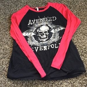 Avenged sevenfold baseball t shirt