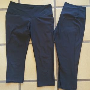 2 pair nike work out pants M
