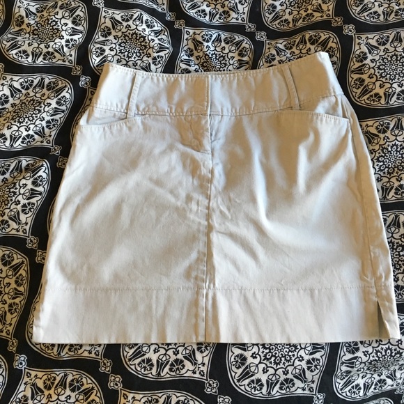 LOFT khaki skirt