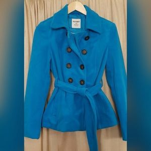 Cerulean Belted Fleece Jacket
