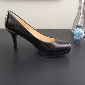 Tahari Pump in Black Patent Leather