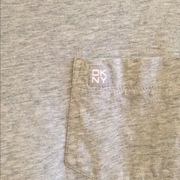 DKNY Gray t-shirt with pocket - Picture 2 of 3