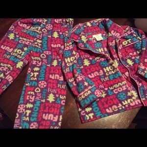 Toddler fleece pajama set 3T