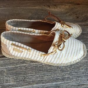 Sperry slip ons.