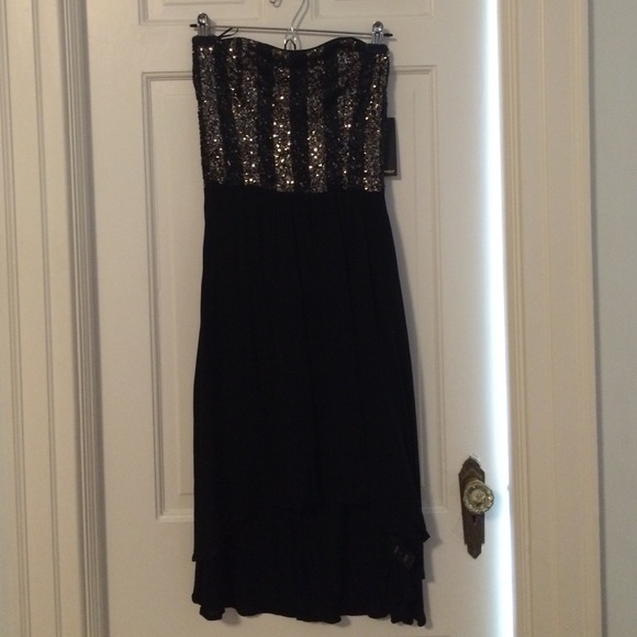 NWT Ella Moss sequin black dress - small