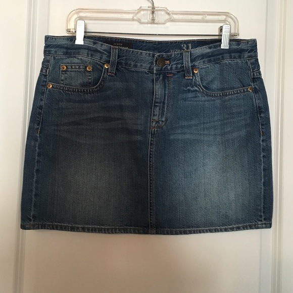 Jcrew mini denim skirt. Size 31