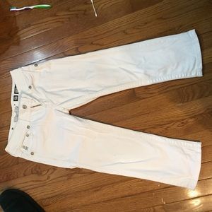 White Miss Me Jeans size 27 Capri