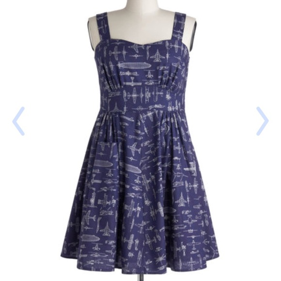 On a Barrel Roll Plane Dress