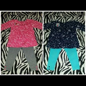 Two 18 months Carter's toddler girl outfits