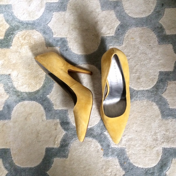 Suede heels, the Limited