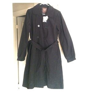 💲DROPPED! ☔️Tex Nylon Double Breasted Coat w/belt