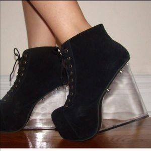 Jeffrey Campbell Dina Black Suede
