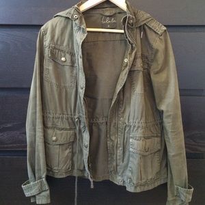 Aritzia Talula Military Green Jacket
