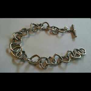 David Yurman Heart Link Toggle bracelet