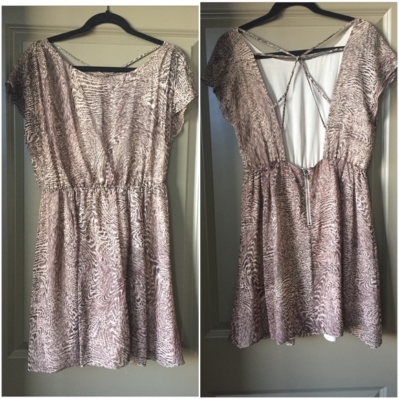 ALICE + OLIVIA leopard print silk dress - Picture 3 of 3