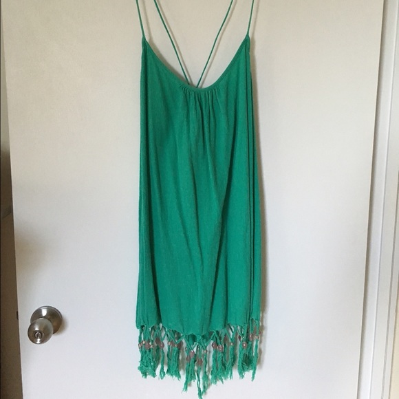 INDAH beaded tassel dress