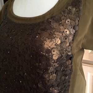 Stunning silk beaded top.