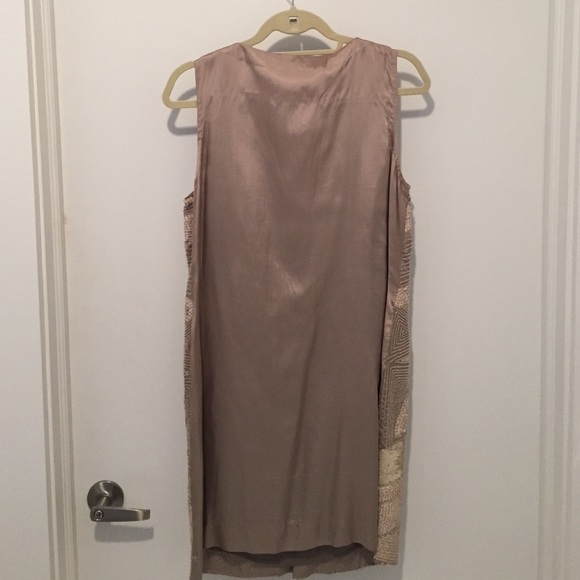 Mark and James Beaded Silk Cocktail Dress - Picture 3 of 4