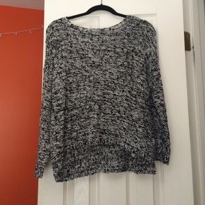 Black & white forever 21 sweater.
