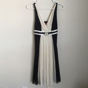 Black and cream dress size small