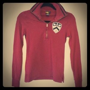 Ralph Lauren Long sleeved half zip up shirt