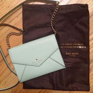 Mint Kate Spade Cedar Street Monday Crossbody Bag