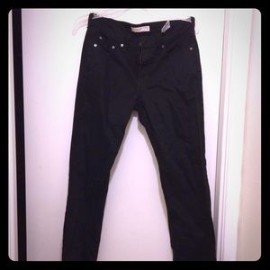 Size 8 Levi black straight leg jeans