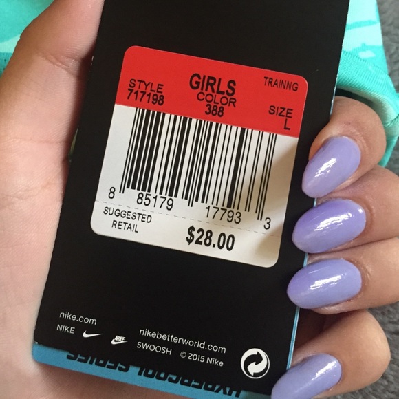 RARE Girls Nike 'Hypercool GFX' Dri-FIT Sports Bra - Picture 2 of 3