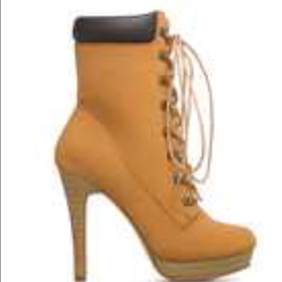 High heel booties