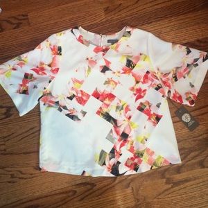 Vince Camuto floral blouse