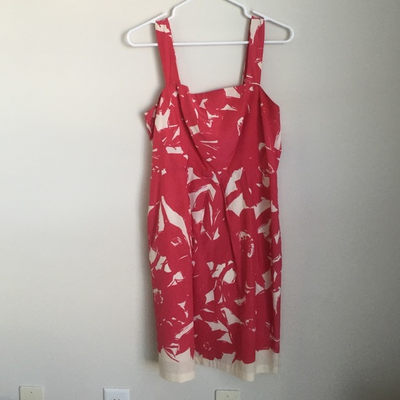 Banana republic coral dress size 8