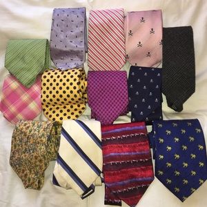 Bundle of designer ties