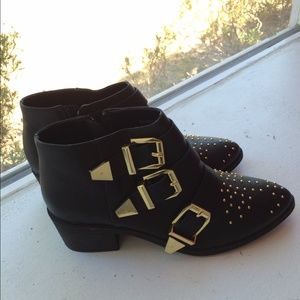 Gold studded H&M BOOTIE