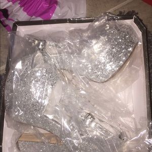 Sparkly high heels