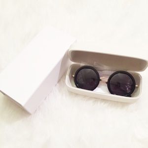 The Row Round-frame acetate sunglasses