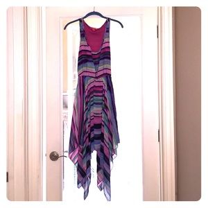 Sleeveless Multi-colored Dress