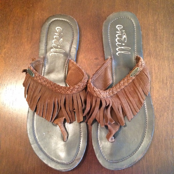 O'neill Suede Fringe Sandal