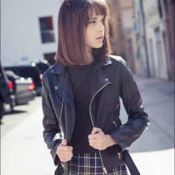 Brandy Melville faux leather jacket