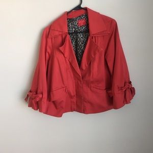 Red blazer size small