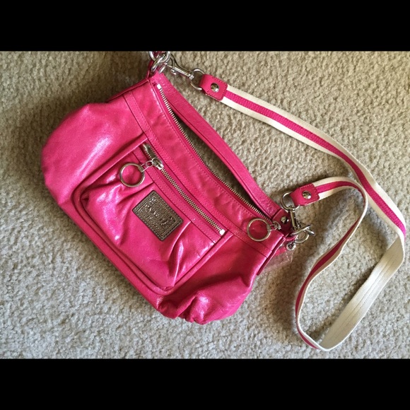 Pink Poppy Coach purse