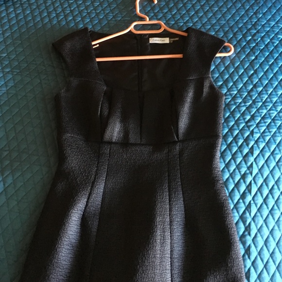 Elegant work to evening dress.