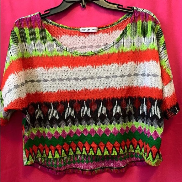 Tribal crop top