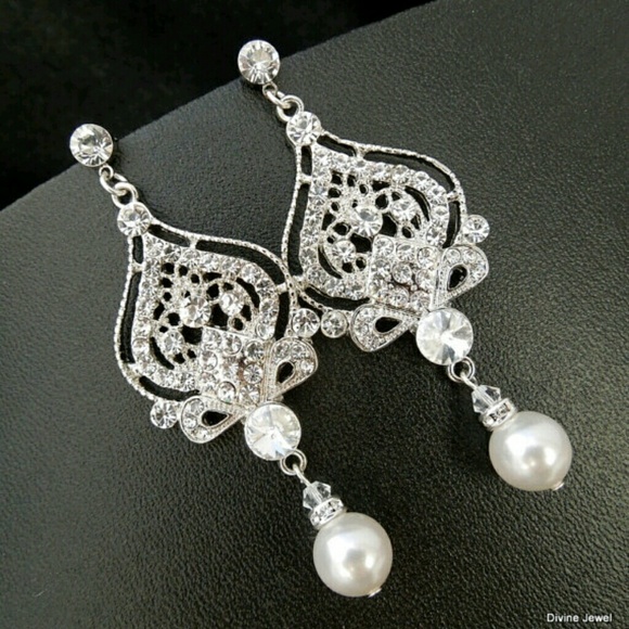 Pearl Chandelier Earrings